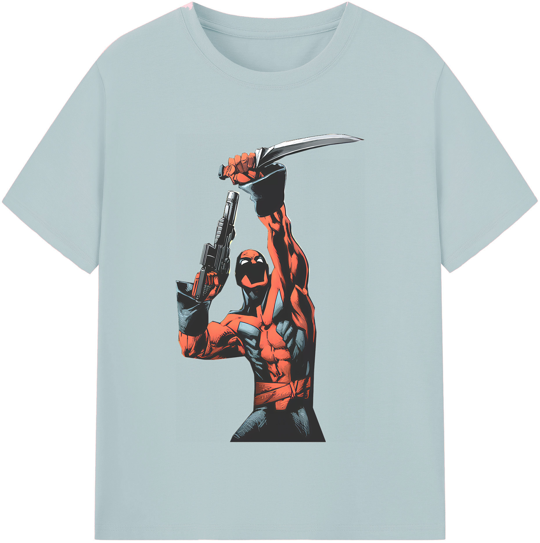 （画像用） Deadpool デッドプール 綿100％半袖Tシャツ（フロントプリント）